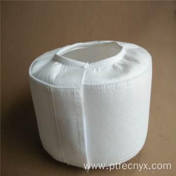 PTFE fabric safety shield flange